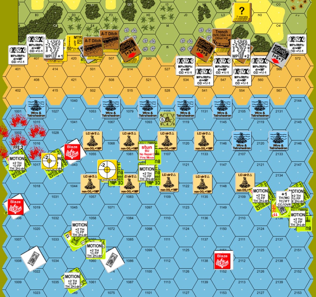 End of game turn three.